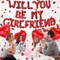 Will You Be My girlfriend - 525 Pcs Balloons Decorations Kit Heart Letter Foil Balloons Red Rose Petals For Girls Women Romantic Special Night Engagements Proposals Valentines Day Party Supplies